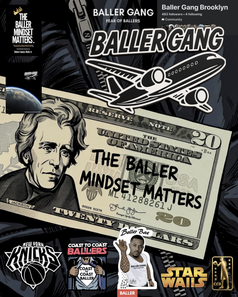 Baller Gang and The Baller Mindset brand artwork